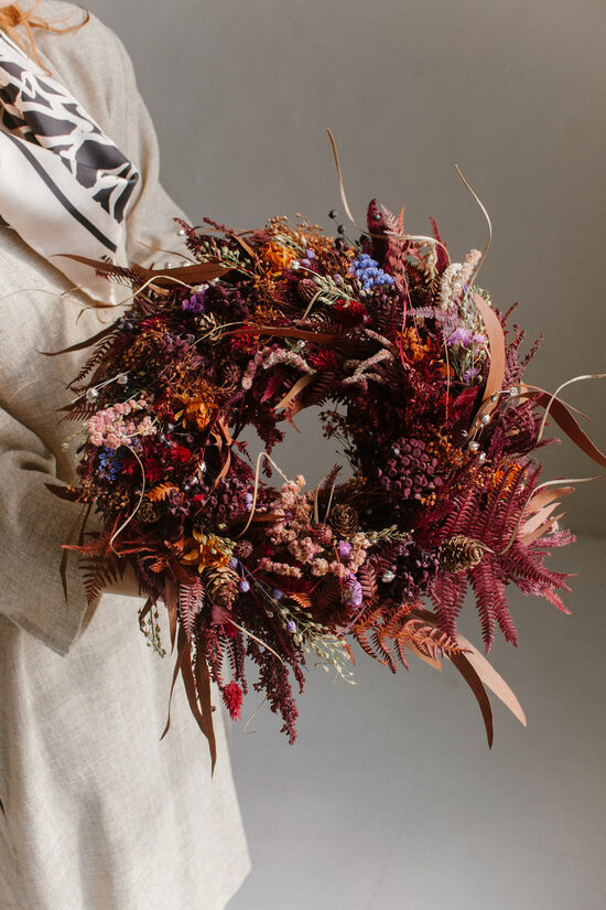 Winterberry Nagy Kopogtató & Adventi Koszorú   